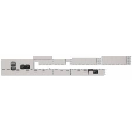 Szafka wisząca 30 cm kaszmir + biały CAROL 30 G-72 1F
